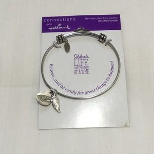 Hallmark Believe Stainless Steel Bangle/Bracelet